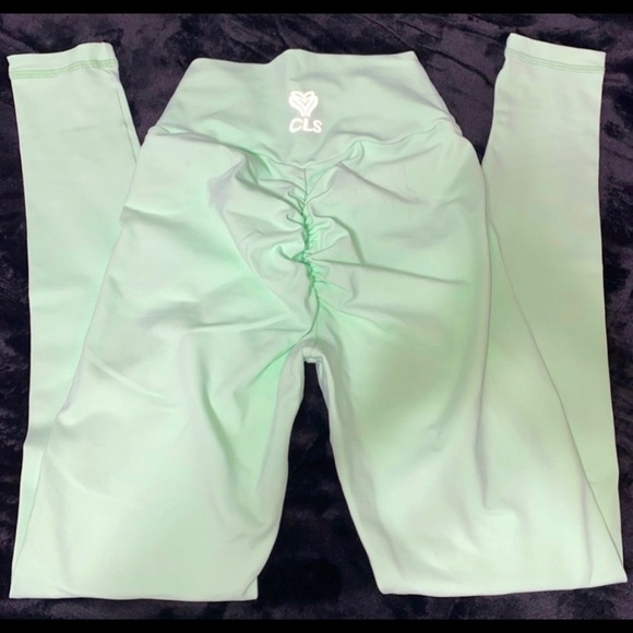 Green Sportswear Leggings - Picture 1 of 1